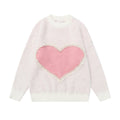 Playful Heart Design Knit Sweater