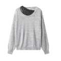 Loose-Fit Soft Minimalist Sweater