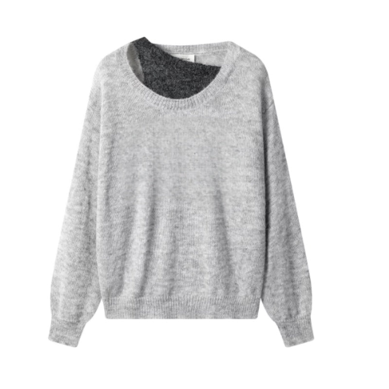 Loose-Fit Soft Minimalist Sweater