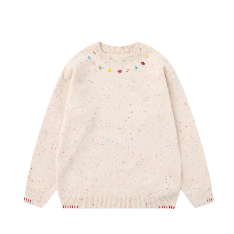 Casual Polka Dot Elegant Sweater